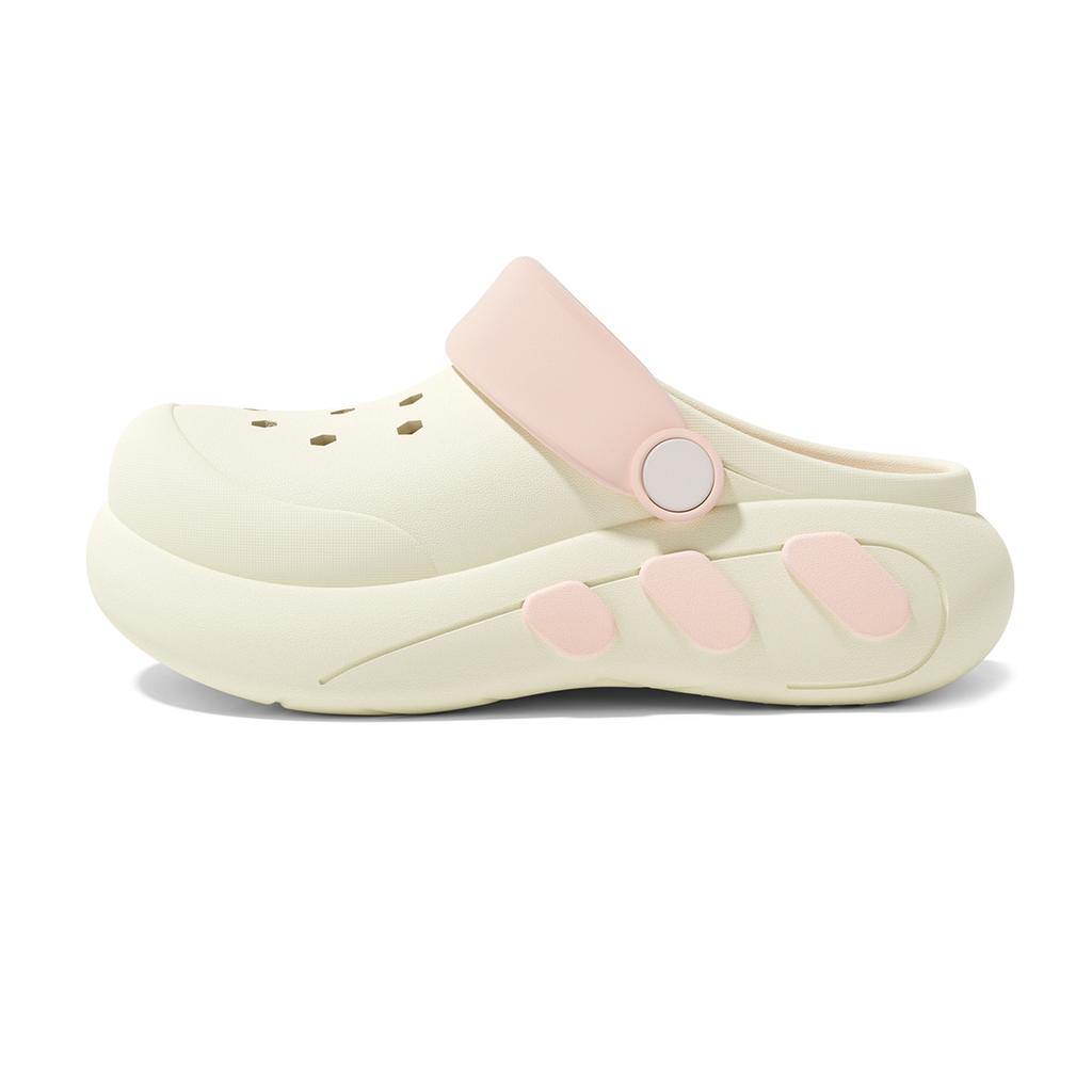 EVA Women Hole Shoes Slip-On Heightened Thick Bottom Slippers Breathable Soft Outdoor Slippers