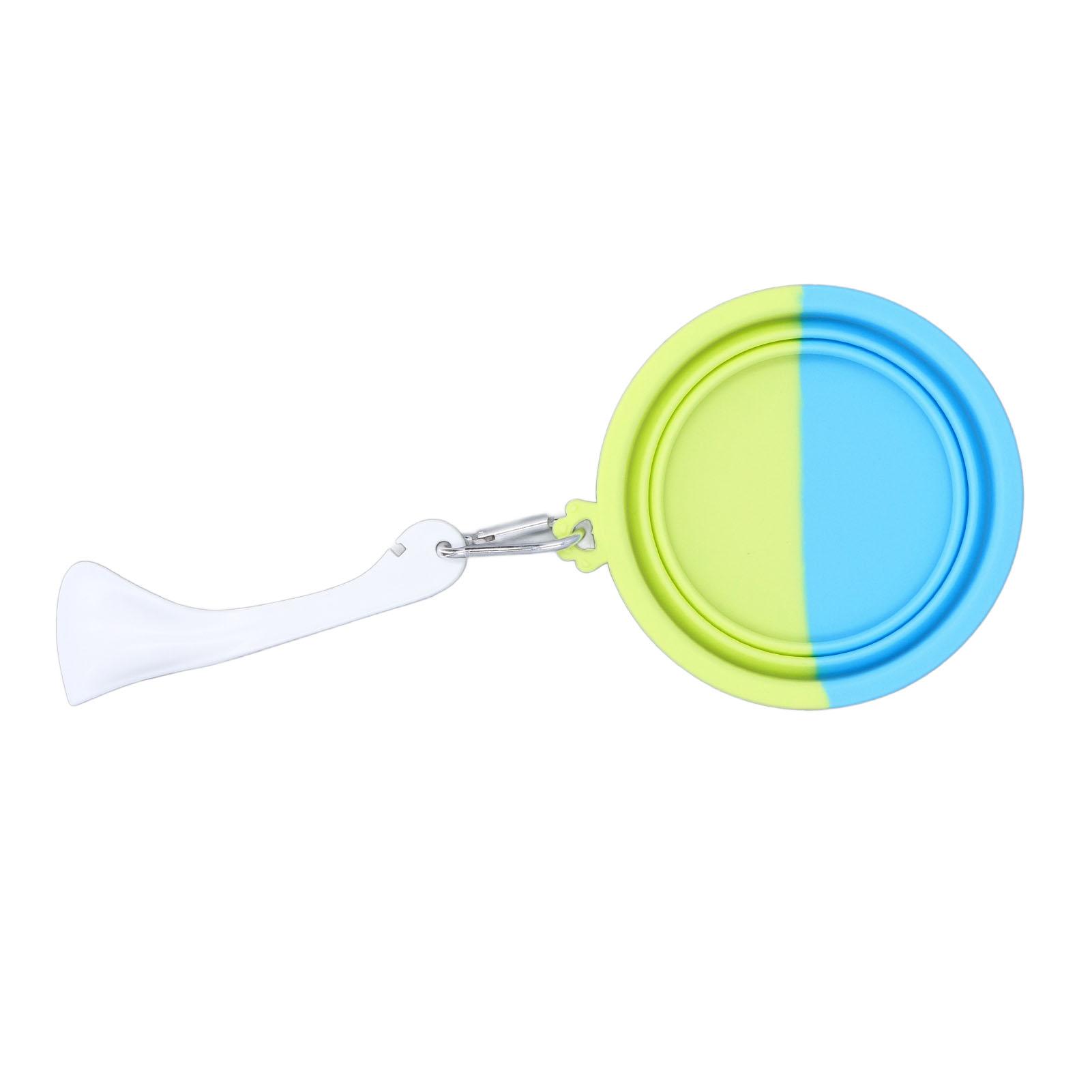 

Folding Silicone Dog Bowl Multipurpose Portable Silicone Travel Dog Bowls for Outdoor Walking Camping Traveling 380ml
