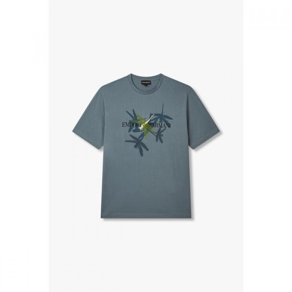 Emporio Armani Men S Dragonfly Crewneck T ShirT A515126083 S