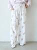 Poodle print long pants PWCP255329OWHTF