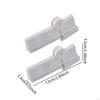 2Pcs Milk Carton Sealing Clip Boxed Drinks Clips Rotating Leakproof Food Bag Sealer for Travel