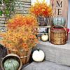 1Bundle Artificial Fall Flowers Outdoor Garden Decor Autumn Flower Bouquet For Thanksgiving Home Wedding Christmas Decoration