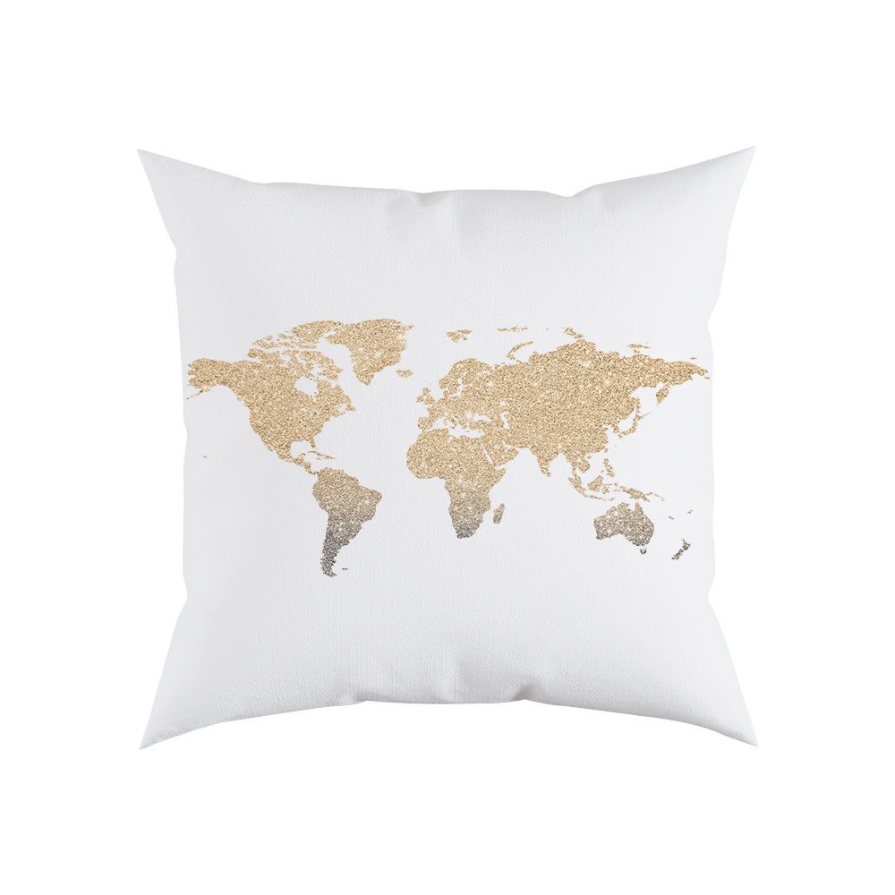 New Product Pillow Ins Nordic Style Double-sided Solid Color Plush Pillow Cover Sofa Cushion Cover