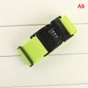 2M Rainbow Password Lock Packing Luggage Bag With Luggage Strap