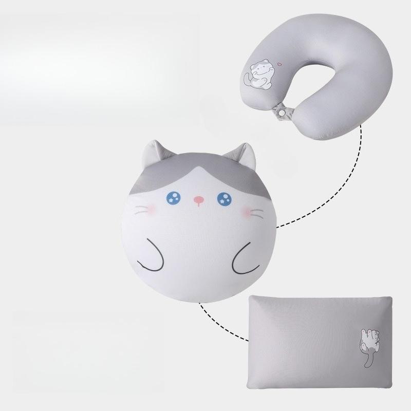 U-shaped Pillow Three-in-one Multi-purpose Pillow Office Nap Pillow Travel Neck Pillow Throw Pillow Deformation Pillow
