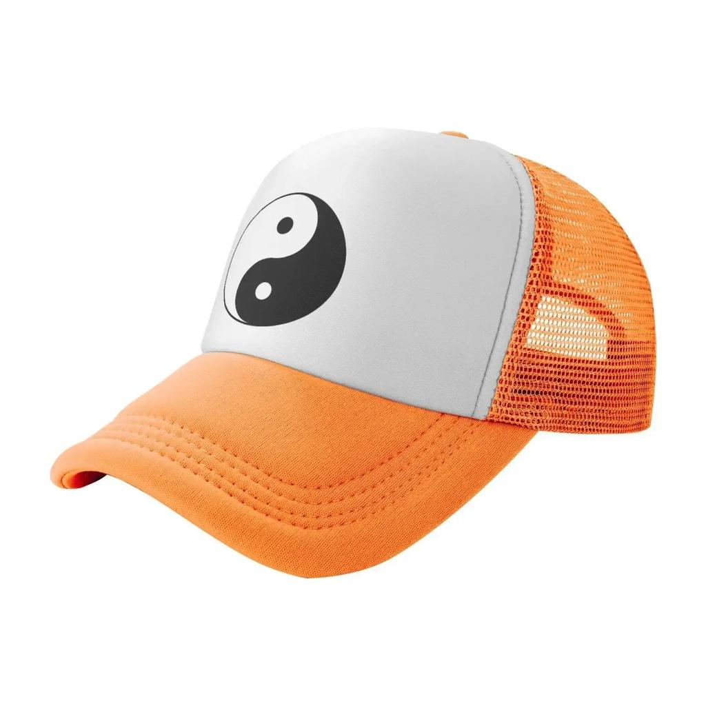 Tai Chi Yin Yang Trucker Hat Mesh Baseball Snap Back Cap for Unisex Or Women Outdoors