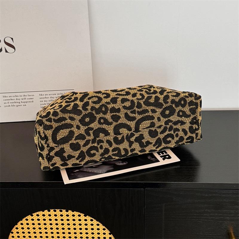 Leopard Print Shoulder Bag Women's Leopard Print Tote Bag