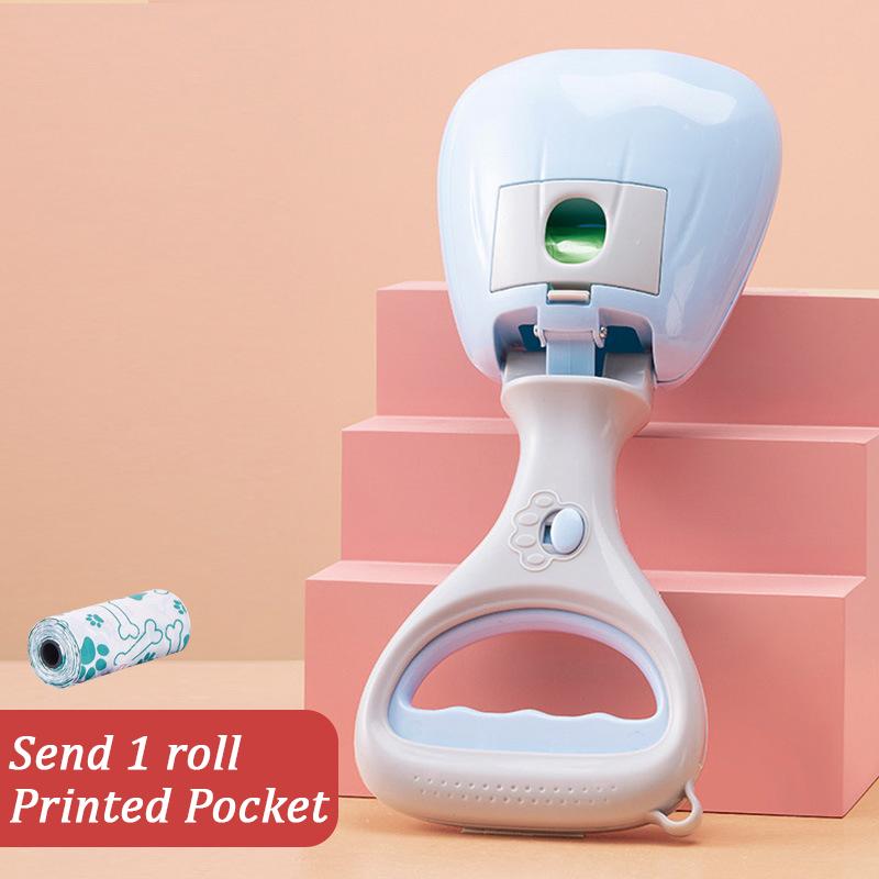 Borsa per la raccolta di sterco portatile per animali domestici, artefatto da passeggio per cani. Raccoglitrice per toilette per cani da compagnia