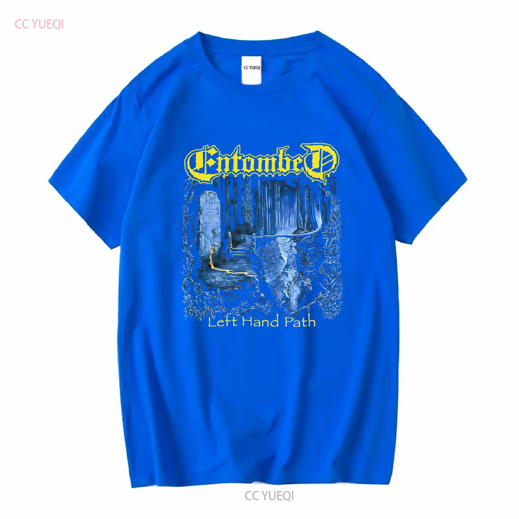 Entombed Left Hand Path Шведский Death Metal Футболка Размер XXL Dismember Clandestine с длинным или коротким рукавом винтажная Поношенная Повседневная S