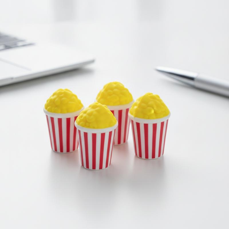 1/3 Stück Weiches Simuliertes Popcorn Quetschspielzeug Stressabbau Langsamer Rückprall Fidget Spielzeug Heimdekoration Freunde Bestes Geschenk Anti-Stress