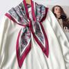 Vintage Old Money Style Paisley Scarf French Elegant Shawl For Women