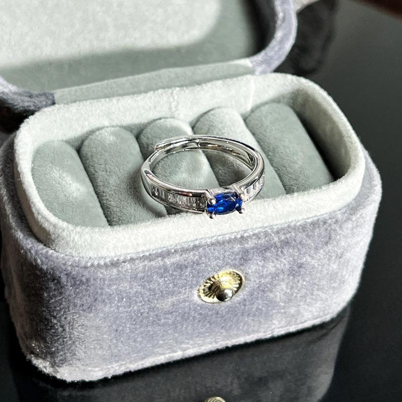 Caibao Series Open Ring Women'S Simple Fashion Niche Design Sweet Cool Light Luxury High-End Accessories