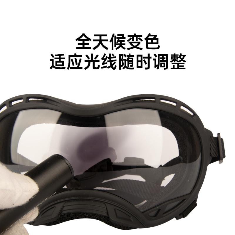 Color-changing pet glasses, dog goggles, UV protection, windproof, trendy pet accessories, pet sunglasses