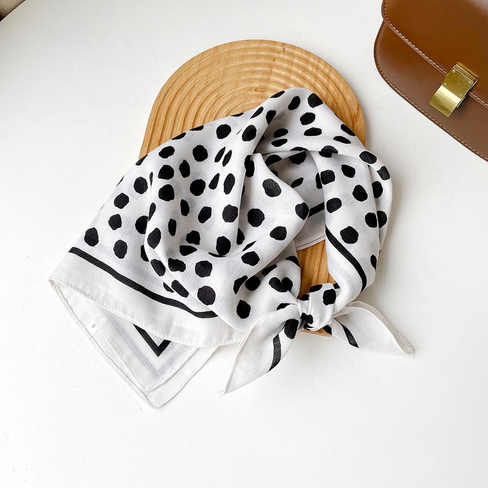 Ethnic Style Fashion Printed Silk Scarf 70 Simulation Silk Scarf Versatile Square Scarf Belt Silk Scarf Clothing Waist Seal Scarf