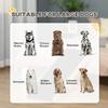 Dog Ramp, Foldable Pet Ramp with 4 Adjustable Heights, Non-Slip Finish for Medium and Large Dogs, Black