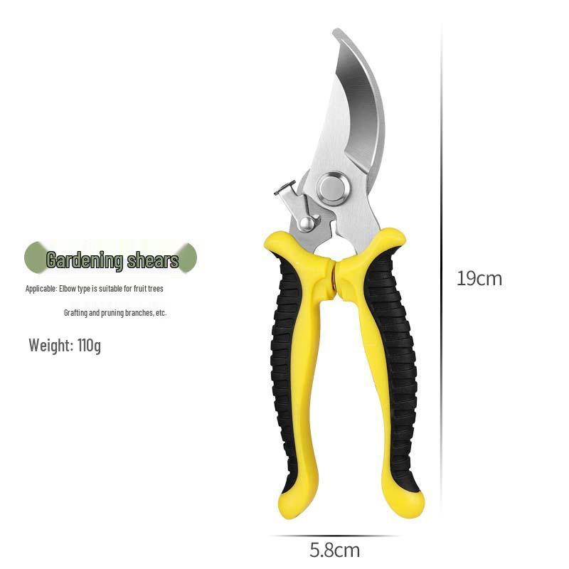 Multifunctional Stainless Steel Pruning Shears for Gardening, Grafting, and Flower Branches