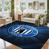 hertha bsc FC Design Crystal Velvet Rug Soft Decorative Mat for Bedroom Entrance