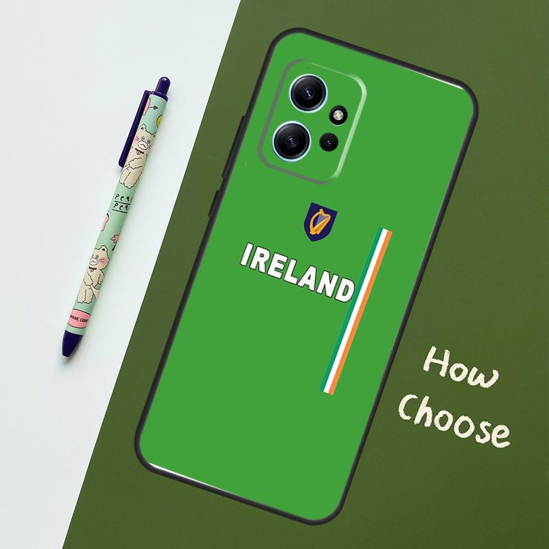Irish Passport Ireland Flag Case For Xiaomi Redmi Note 14 10 11 12 13 15 Pro Plus Cover For Redmi 15 13C 12C 10C 14C 15C