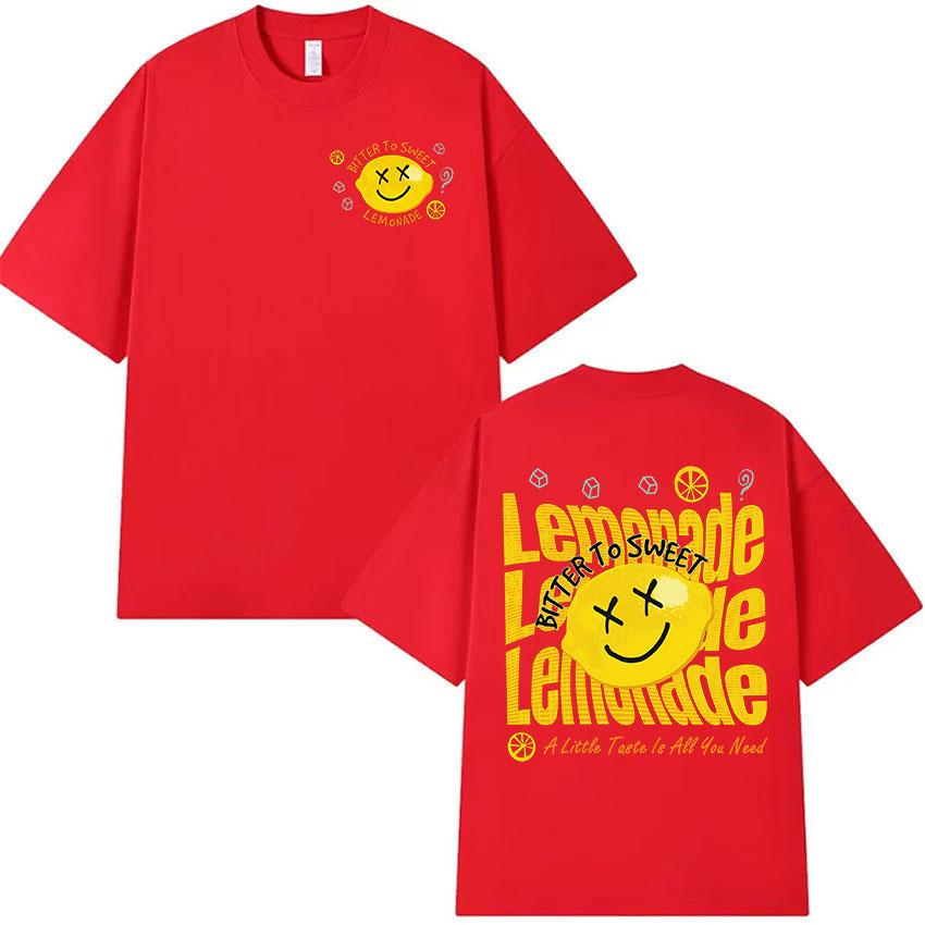 Футболка с принтом Louis Tomlinson Lemonade Tour 2026 Мужская Женская Летняя Высококачественная 100% Хлопок Футболки Харадзюку Оверсайз Футболка S