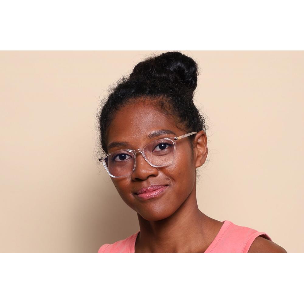 Full Rim Square Clear Smartbuy Collection Halyn Blue Light Block 249 C5 Fashion Women Eyeglasses