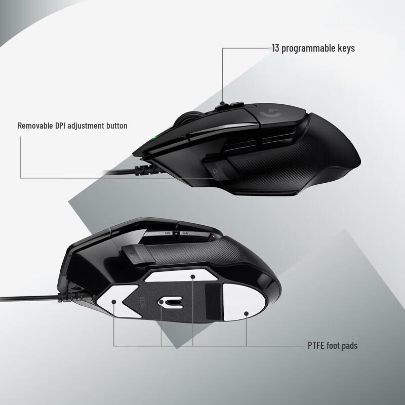Logitech G502 X Wired Gaming Mouse with HERO Sensor
