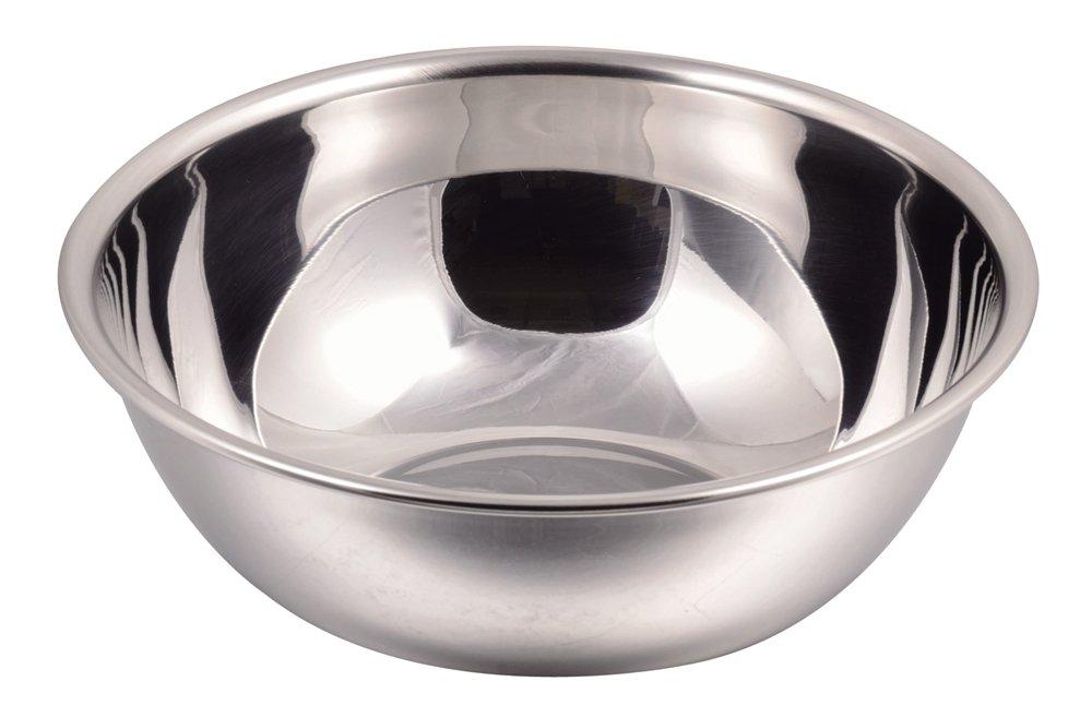 Pearl Metal Stainless Steel Bowl, 27cm, Made in Japan, HB-1649