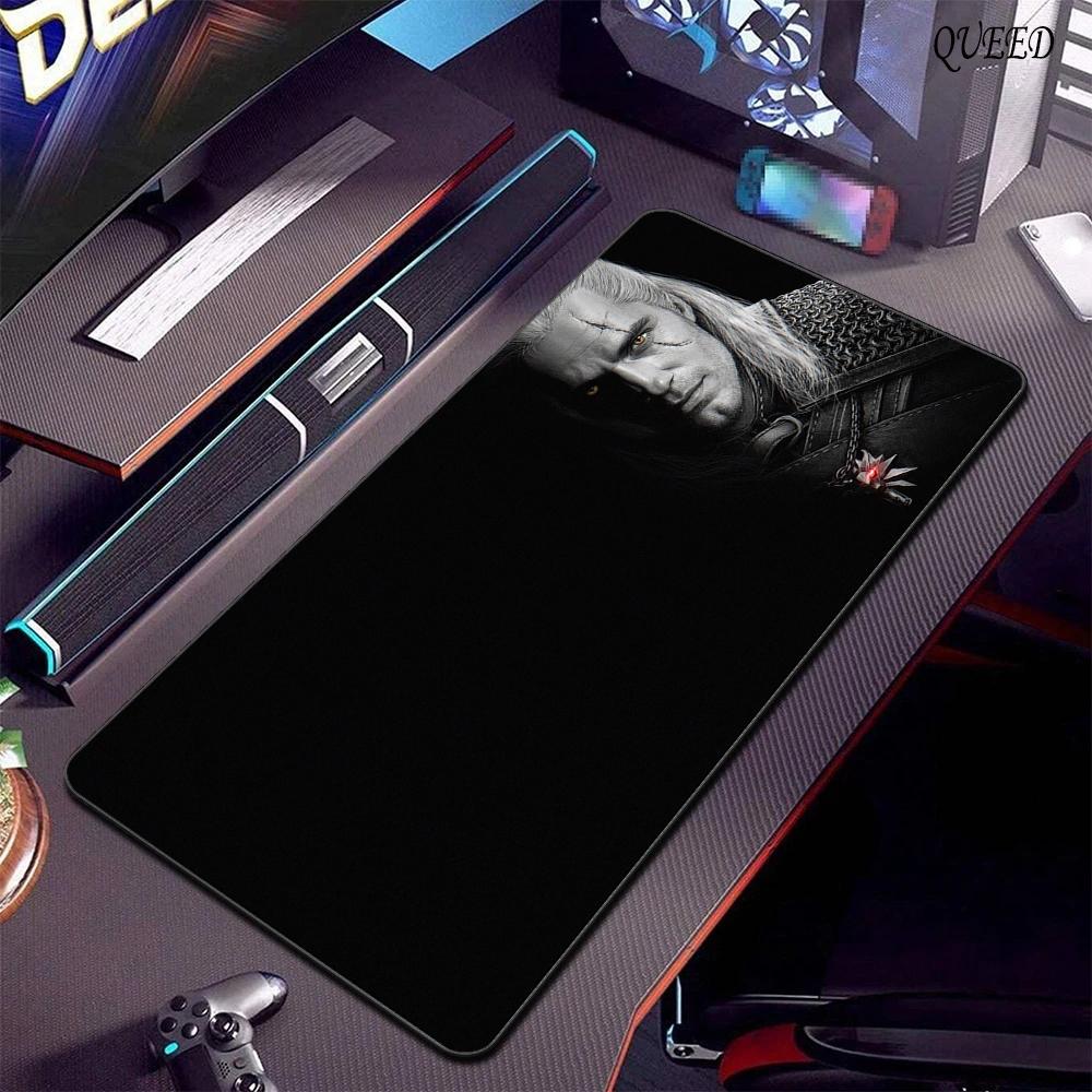 T-The W-Witchers 3 W-Wild H-Hunt Mousepad Mousepad da Gioco Tappetino XXL per Tastiera Accessori Ufficio Gomma Antiscivolo Tappetino Grande per Scrivania