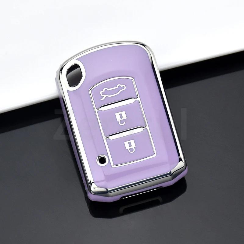 2/3 Buttons Tpu Car Key Cover Case Shell Fob Holder For Mitsubishi Asx Ash Outlander Lancer Ex Galant Pajero L200 Protector