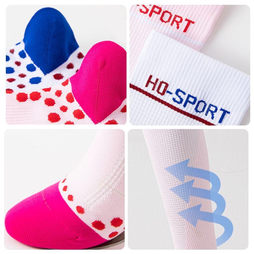Mesh Cycling Socks Breathable Muscle Compression Socks Professional Sports Leg Socks  Women