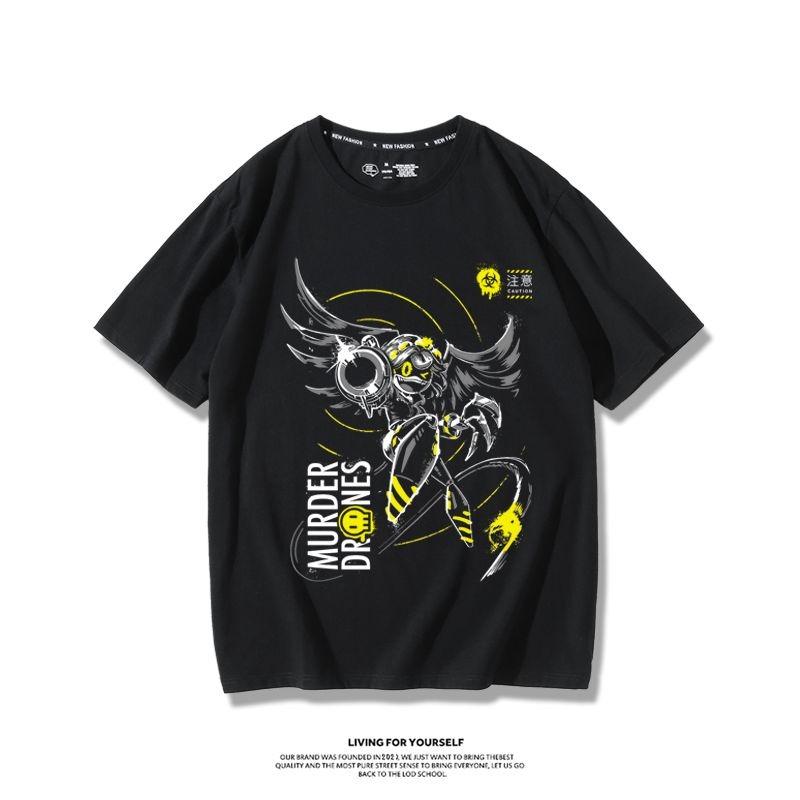 ZX Tričko Anime Murder Drones Trička Dámské Tričko Vtipné Manga Unisex Vysoce Kvalitní Vintage Grafické Topy ACG tričko