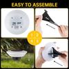 Waterproof Solar Lawn Lamp LED Solar Powered Light Ground Light Outdoor Floor Lamp  Garden
