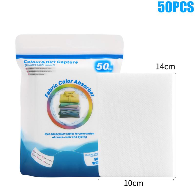 

Dyeing Laundry Sheets Washing Machine Color Absorption Sheet Non-woven Fabric Clothing Not Dyeing Color Catchers Laundry Tablet