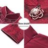 XUEXI Women's Red Cheongsam Style Banquet Dress
