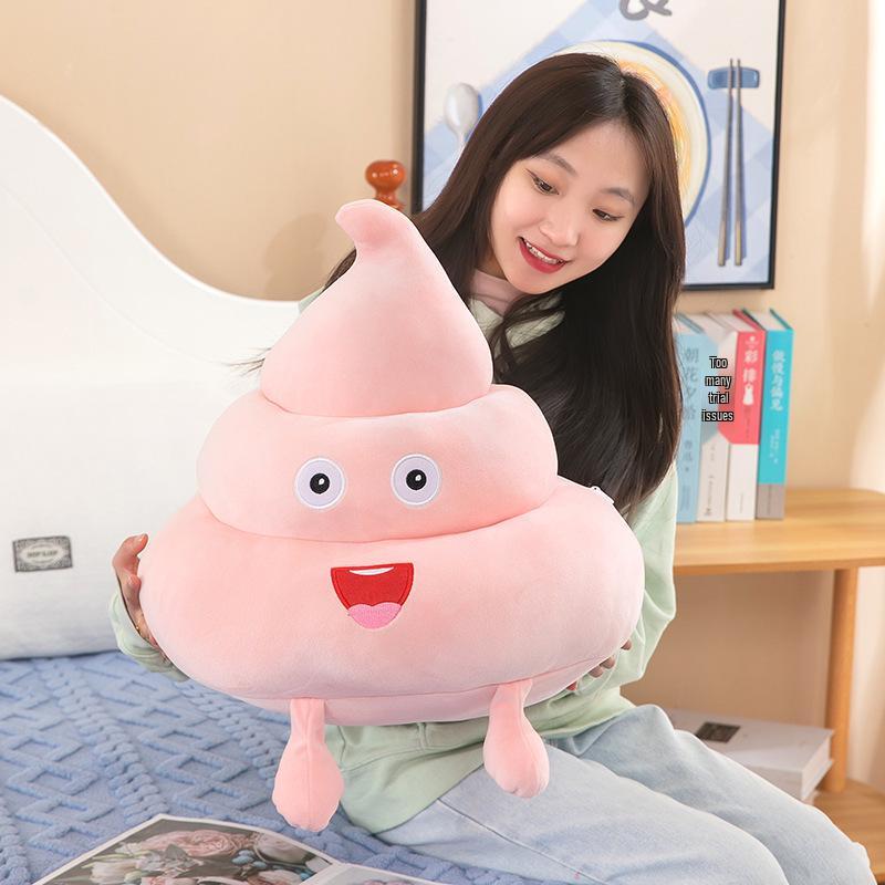 Funny Feces Plush Pillow - Creative Prank Gift Doll
