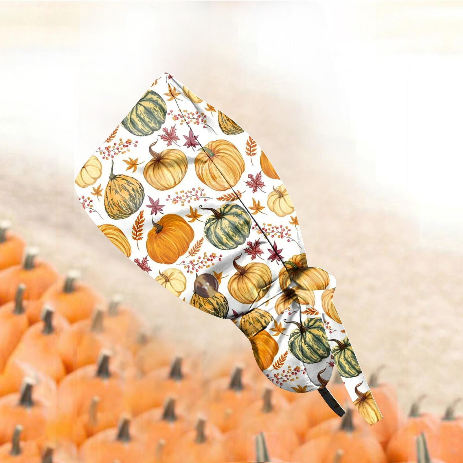 

Модная рабочая кепка с принтом на Хэллоуин, повседневная женская кепка с хвостиком, кепка с постиранной резинкой, кепка Baotou One Size бежевый