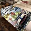 Grand Theft Auto: Coperta Urban Chaos Morbida e confortevole Viaggio in campeggio camera da letto Stampa digitale Coperta da riposo
