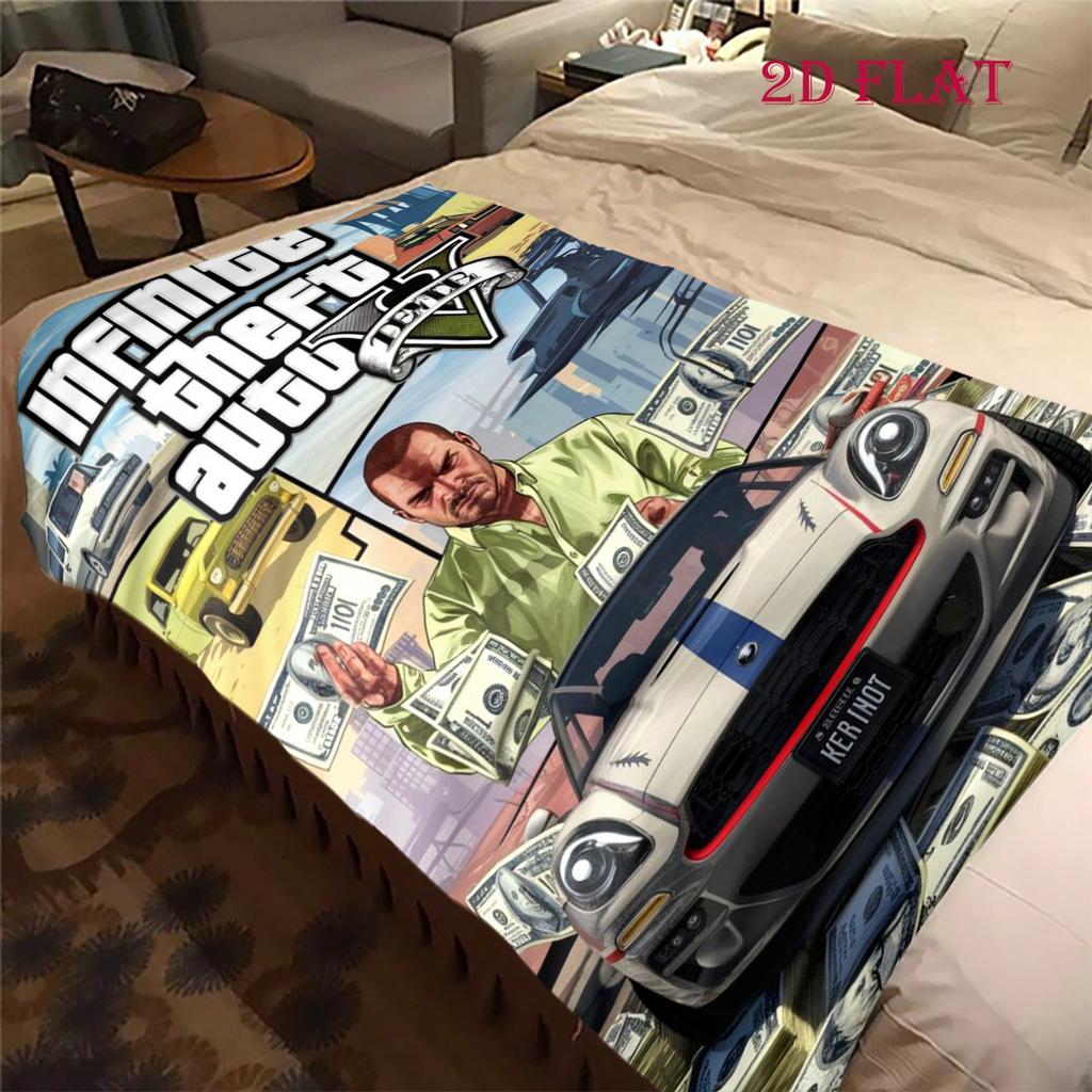 Grand Theft Auto: Coperta Urban Chaos Morbida e confortevole Viaggio in campeggio camera da letto Stampa digitale Coperta da riposo