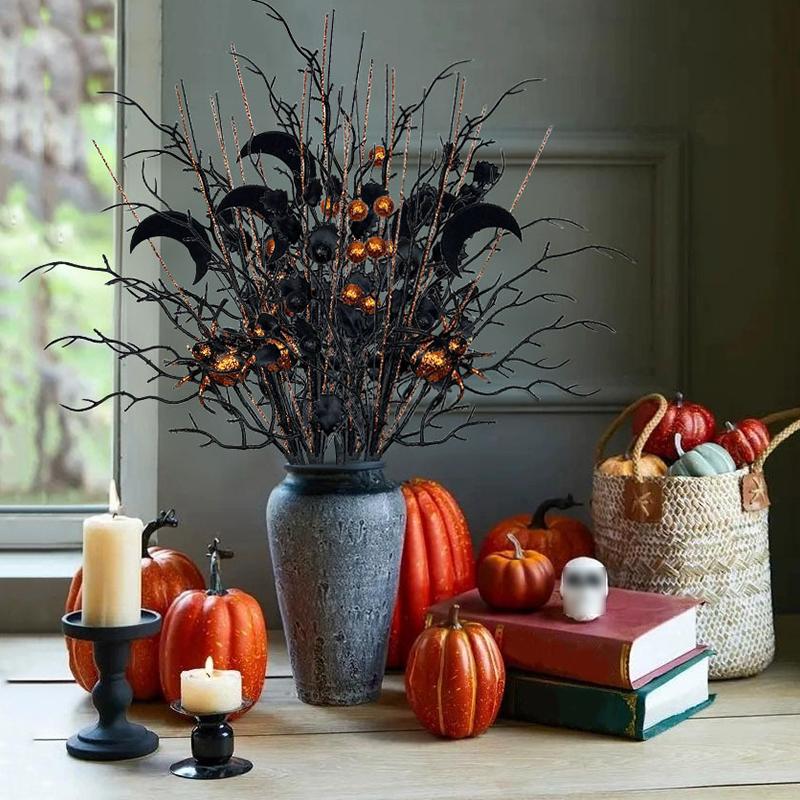 Halloween Halloween Geschenke Dunkler Stil DIY Bouquet Elegante Fledermausform Heimdekorationen 48/45cm