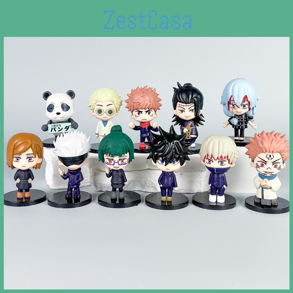 Jujutsu Kaisen Anime PVC-Figuren-Set mit 11 Charakteren – ideal als Geschenk oder zur Dekoration.