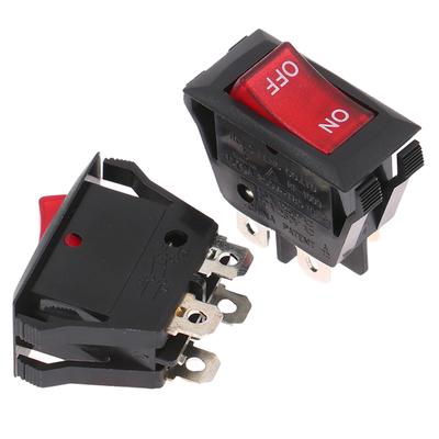 4Pinowy Przełącznik Kołyskowy Mocy Rf-1009 16A Przełącznik Sterujący z Lampką LED Dla Rongfeng Włącz/Wyłącz/I/O Przełącznik