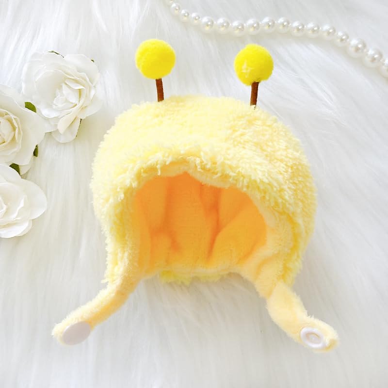 Bee Plush Costume for 10cm Plush Cotton Doll Yellow Doll, Clothes, [Used]