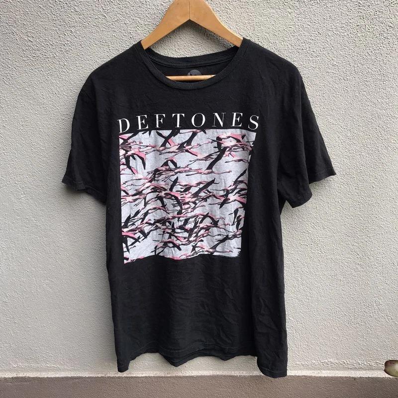 Deftones Band Tshirt, Deftones Black Short Sleeve Unisex Tshirt Reprint KH10505 M