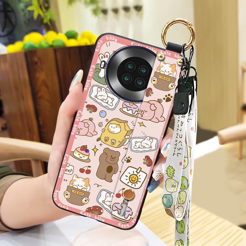 Ring Durable Phone Case For Cubot Note20 Protective Anti-knock Waterproof Shockproof Wristband Cartoon Dirt-resistant