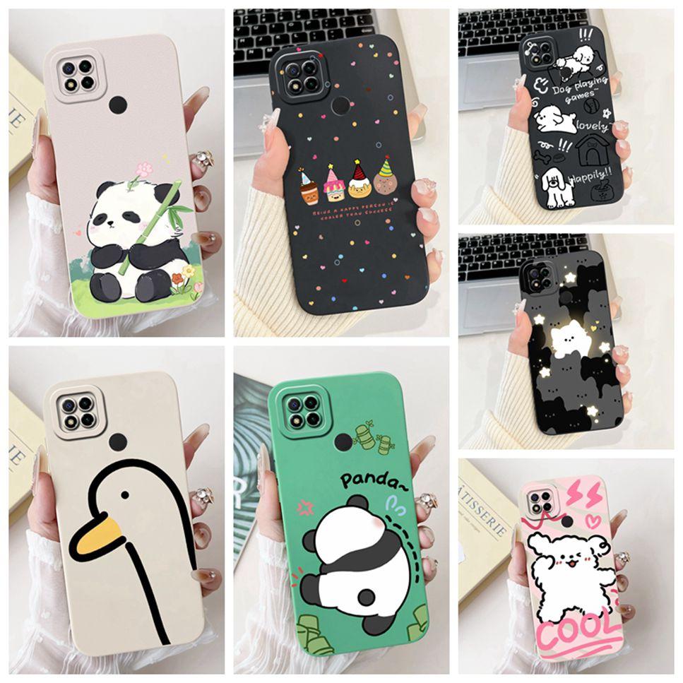 New For Xiaomi Redmi 9C 6.53" Case Cartoon Panda Soft Silicon Back Cover For Redmi 9C NFC lovely Animal print Phone Case Funda