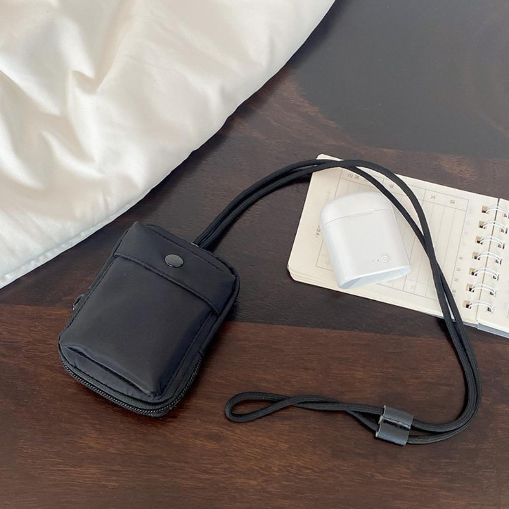 Casual Halter Coin Pouch Solid Color Crossbody Bags Small Lightweight Storage Bag Girl Boy