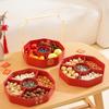 Versatile Food Plate Food Serving Tray Fruit Plate Fruit Serving Plate Plastic Material for Gatherings and Celebrations