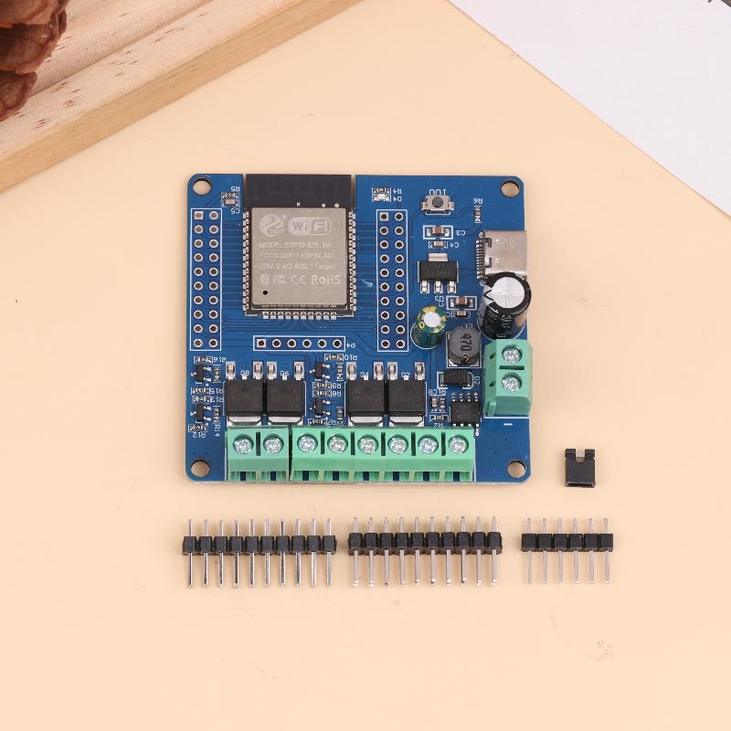 2/4-Way Mos Switch Module Dc 5-60V Esp32 Single-Way Relay Module Esp32-32E Module Wifi Bluetooth Development Board Uart Burning
