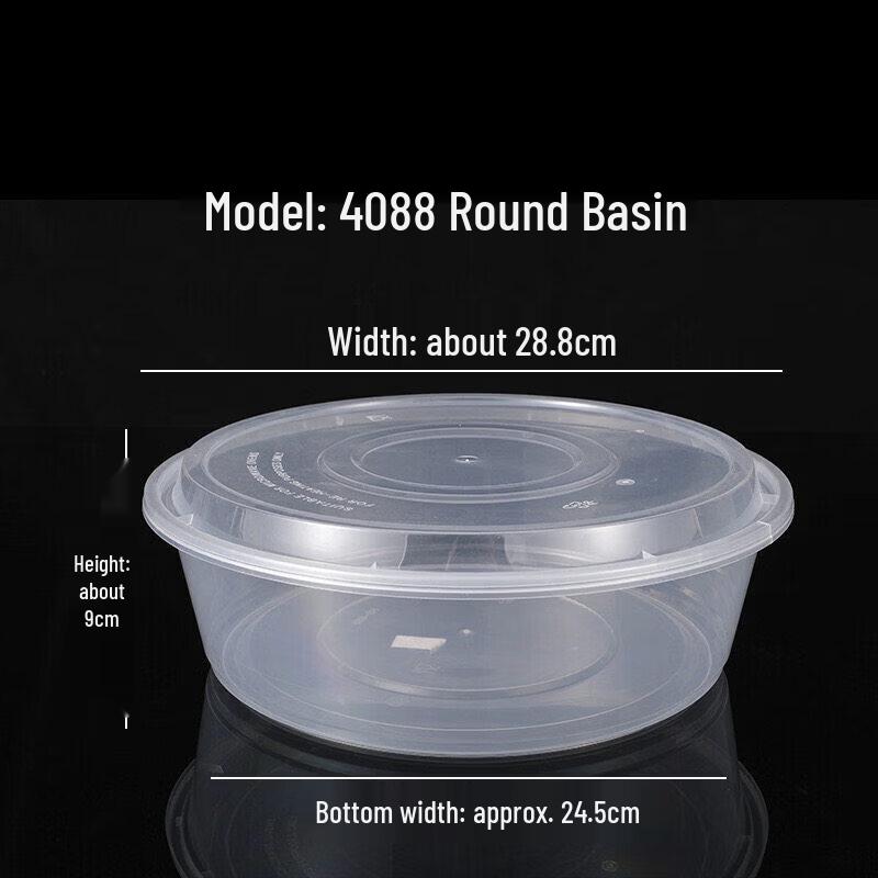 Disposable Plastic Food Container Set