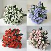 1Pc 6 Branches 36 Heads Simulation Silk Flower Milan DIY Art Wedding Home Decor