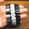 Natural Stone Simple and Generous Smooth Crystal Bracelet Elongated Stone Powder Crystal Hand Jewelry